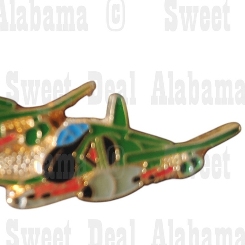 F-4S Phantoms Aircrafts In Formation Hat, Lapel, Brooch Pin 1-7/8"W x 5/8"H