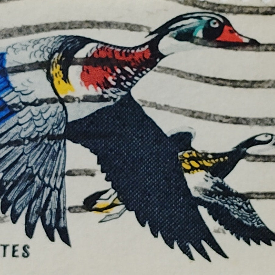 1968 US 6c Waterfowl Conservation Ducks Unlimited Stamp #1362 Used Cancelled