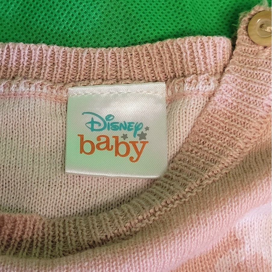 Baby Girls' Disney Minnie Mouse & Friends Pullover Sweater - Pink 3-6M