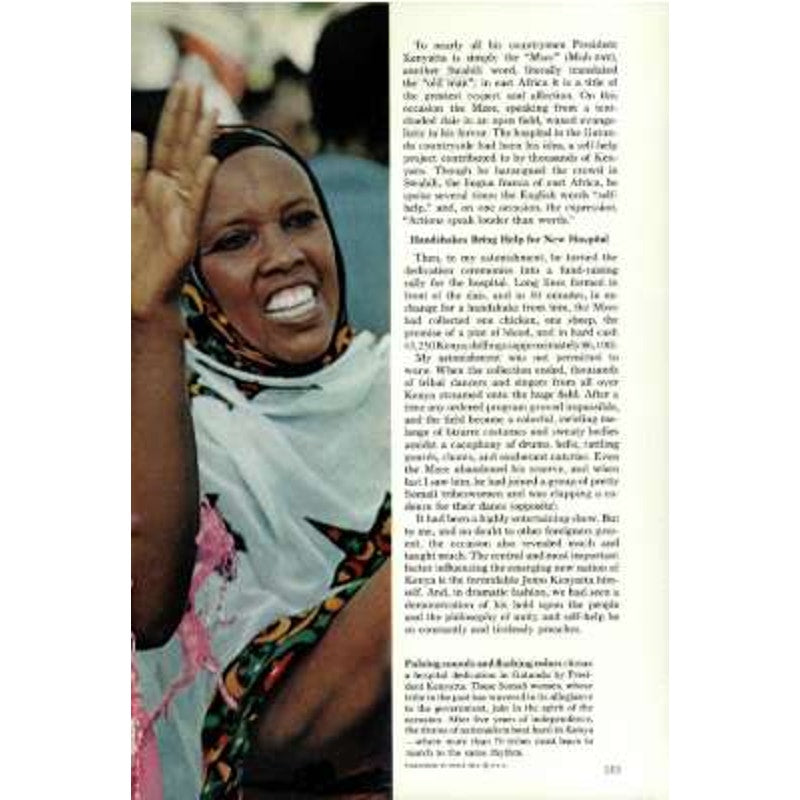 National Geographic February 1969 Mapping the Moon, Ancient Shipwreck, Atlanta GA., Kenya, Moonscape, The Orbed Maiden.. The Moon and More