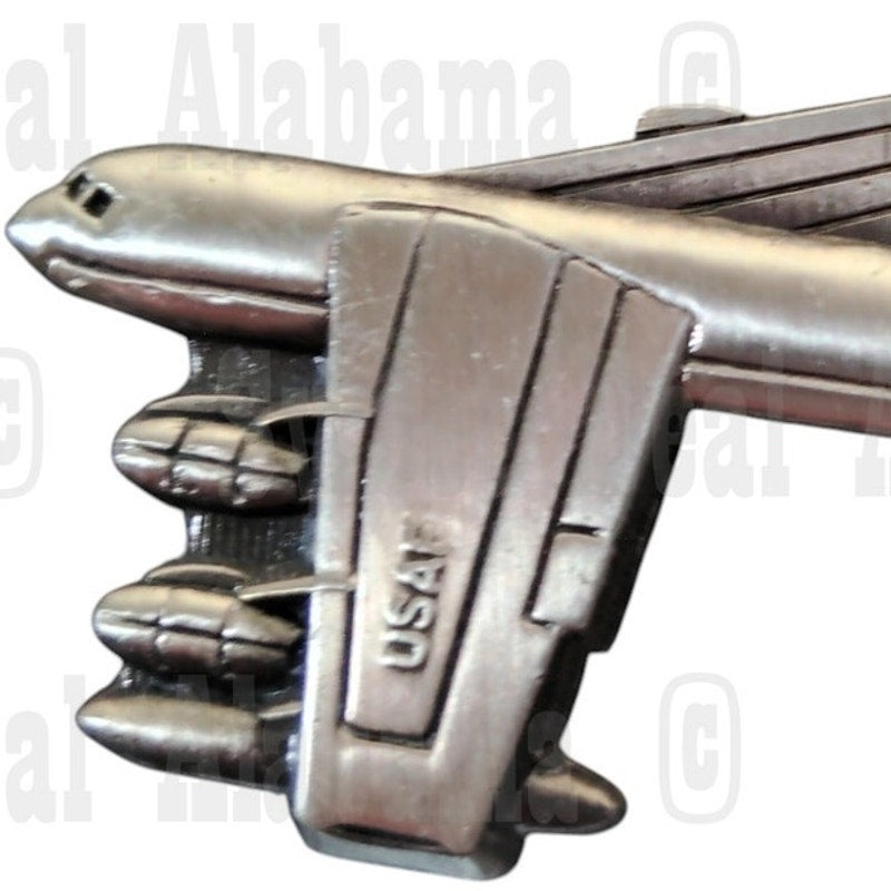 Stratofortress B-52 Aircraft Collector's Hat, Lapel, Brooch Pin 2-1/2" x 1-3/8"H
