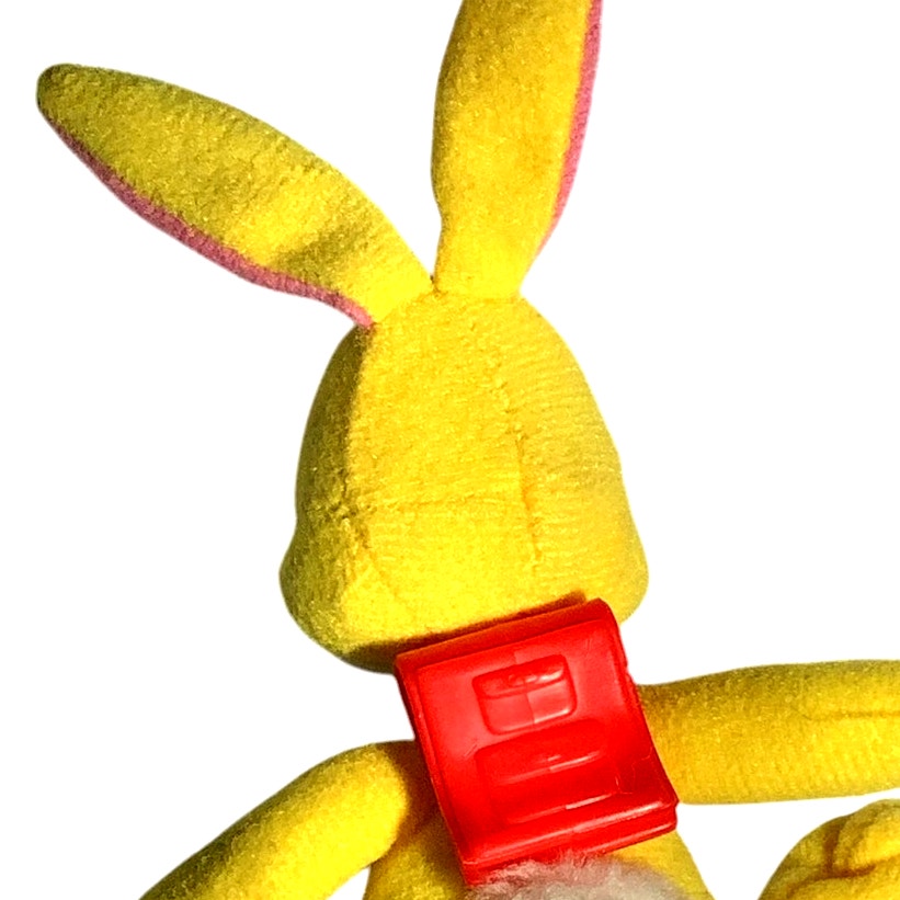 2001 Pooh Rabbit (5"H x 3.75"W). McDonald's Happy Meal Premium Stuffed Toy, EUC