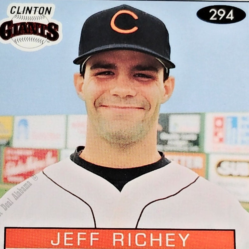 Jeff Richey, Clinton Giants, #294, 93-94 Fleer Excel Minor Leagues