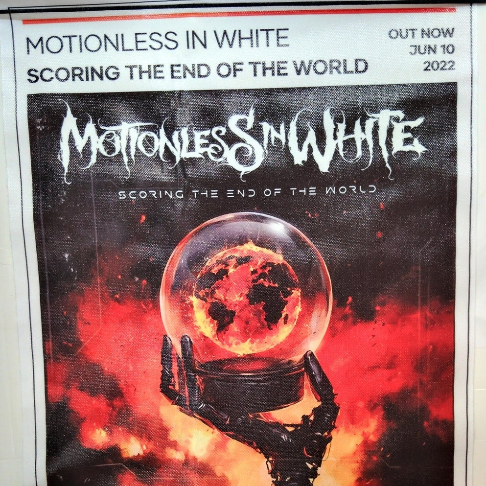 Motionless In White Canvas Print, Scoring The End of the World Album Poster 12x18" Unframed Wall Art