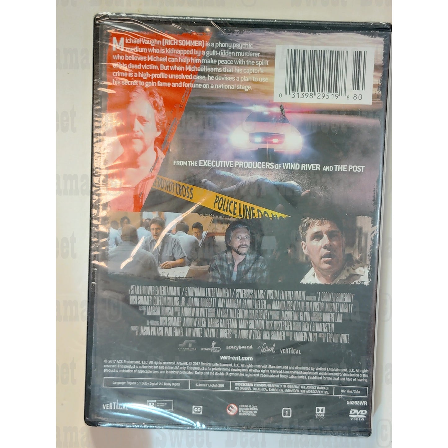 A Crooked Somebody (2017 DVD) 102 minutes of a Drama, Thriller Movie to View