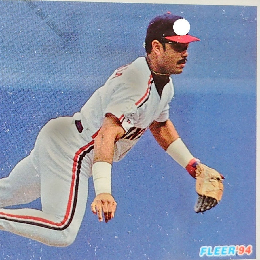 Carlos Baerga, Cleveland Indians #99, 1994 Fleer Baseball Collector's Card