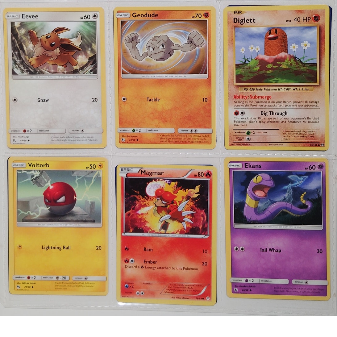 18 Random Pokémon Cards Pictured, Actual Photos Provided