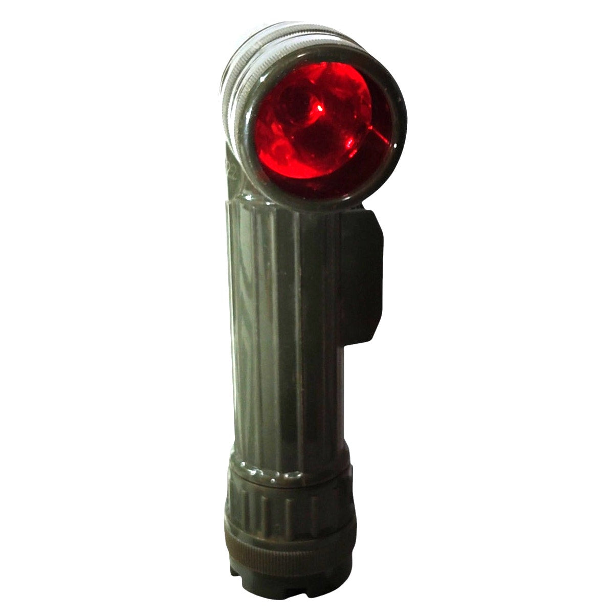 TL-122 Military Surplus Flashlight w/Red, Green, Yellow & Blue Lens & Extra Bulb