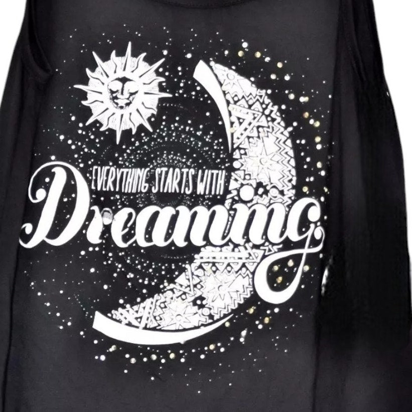 MCCNCHILD Graphic Tee "EVERYTHING STARTS WITH A DREAMING" Made in U.S.A., M, EUC