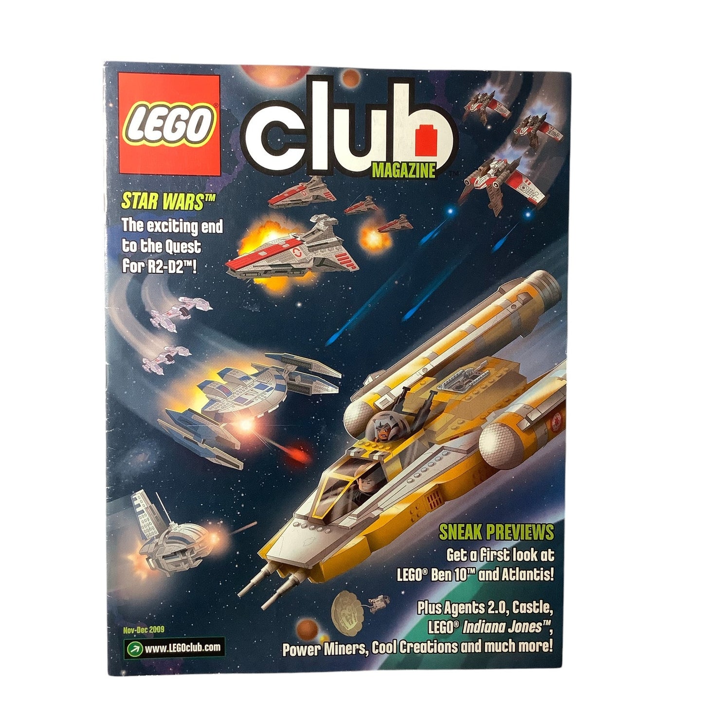 5 x Back Issues Lego Club Magazines, 5 issues from 2010-2015 Pictured