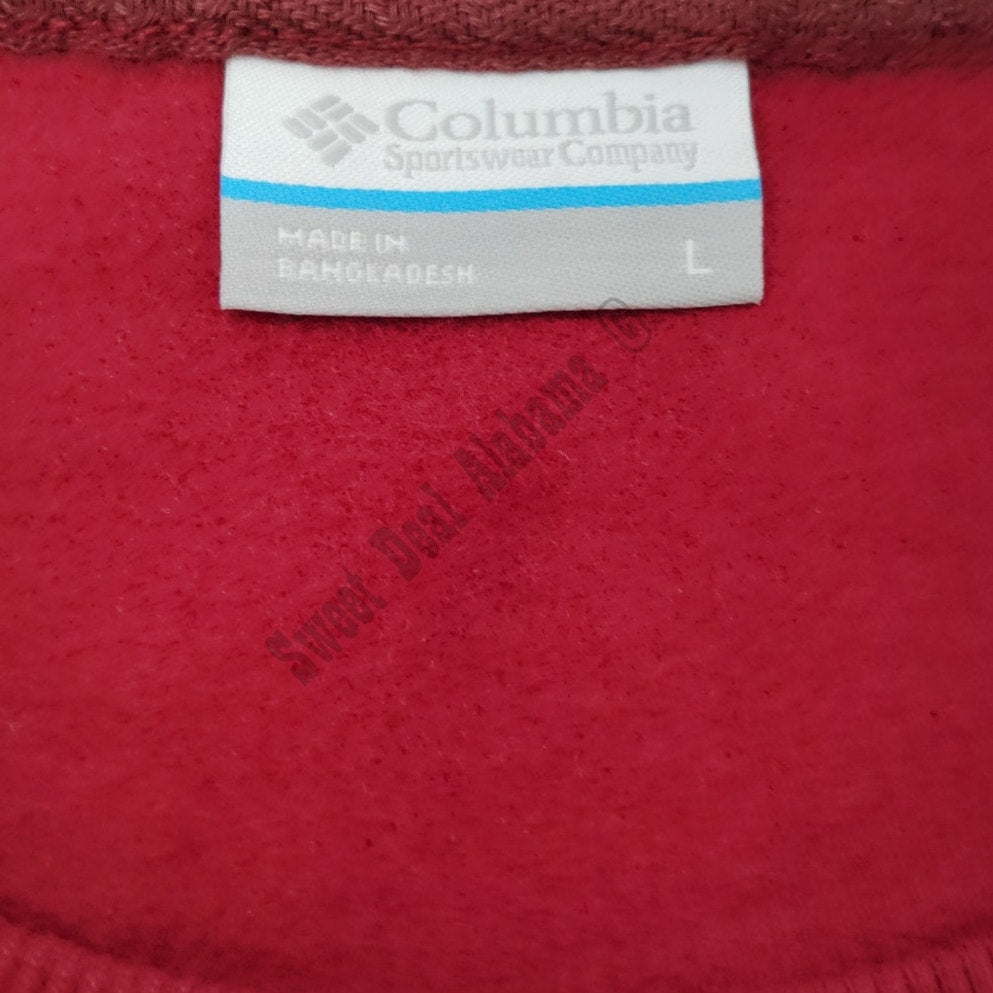 Columbia Sportwear, Noe Valley III Crew, Crimson, Large Fleece Sweatshirt, NWT