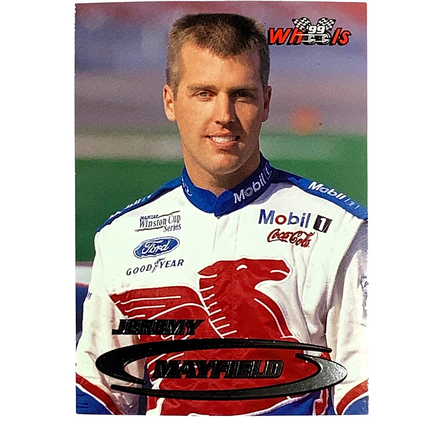 Jeremy Mayfield, Sponsor: Mobil, Card 23, 1999 Wheels NASCAR Winston Cup, NM+