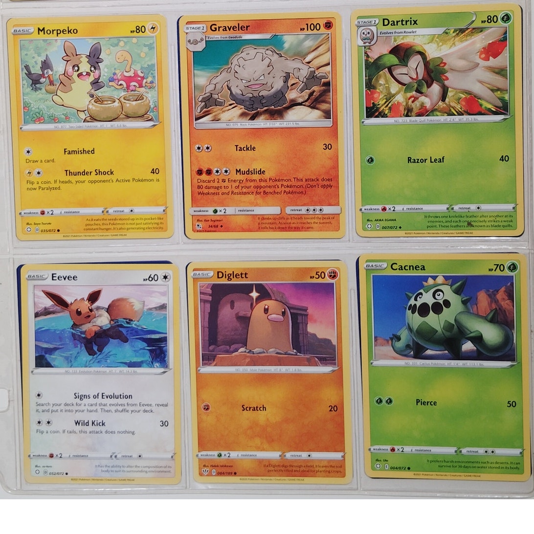 18 Random Pokémon Cards Pictured, Actual Photos Provided