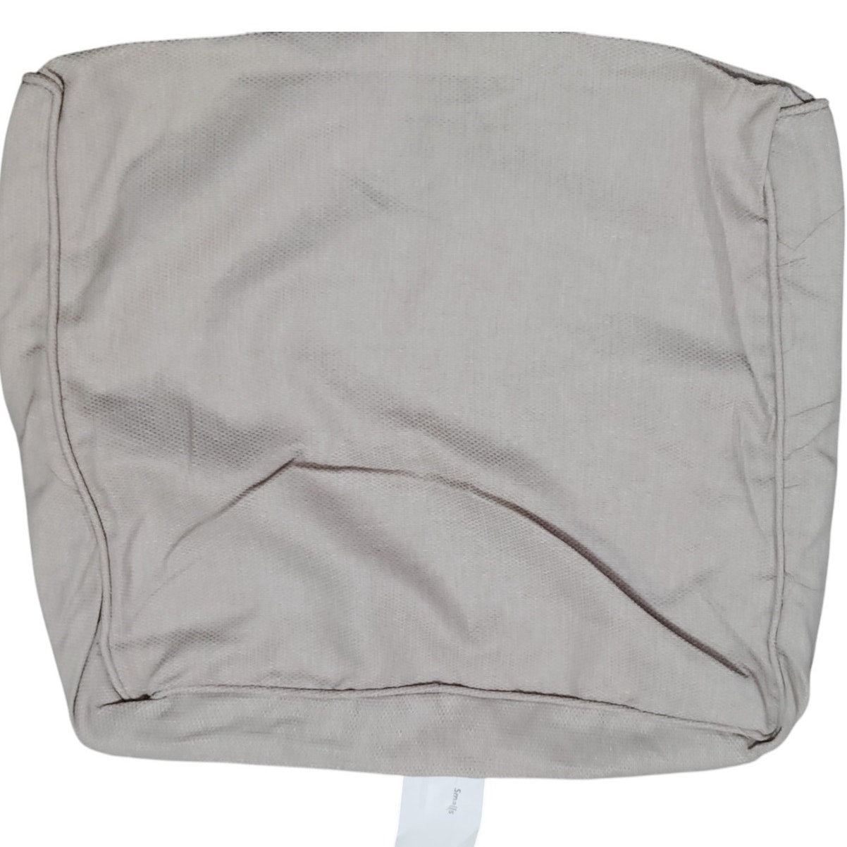 Outdoor Furniture Slipcover – 24" W × 22" D × 4" H Taupe Beige, No Filling