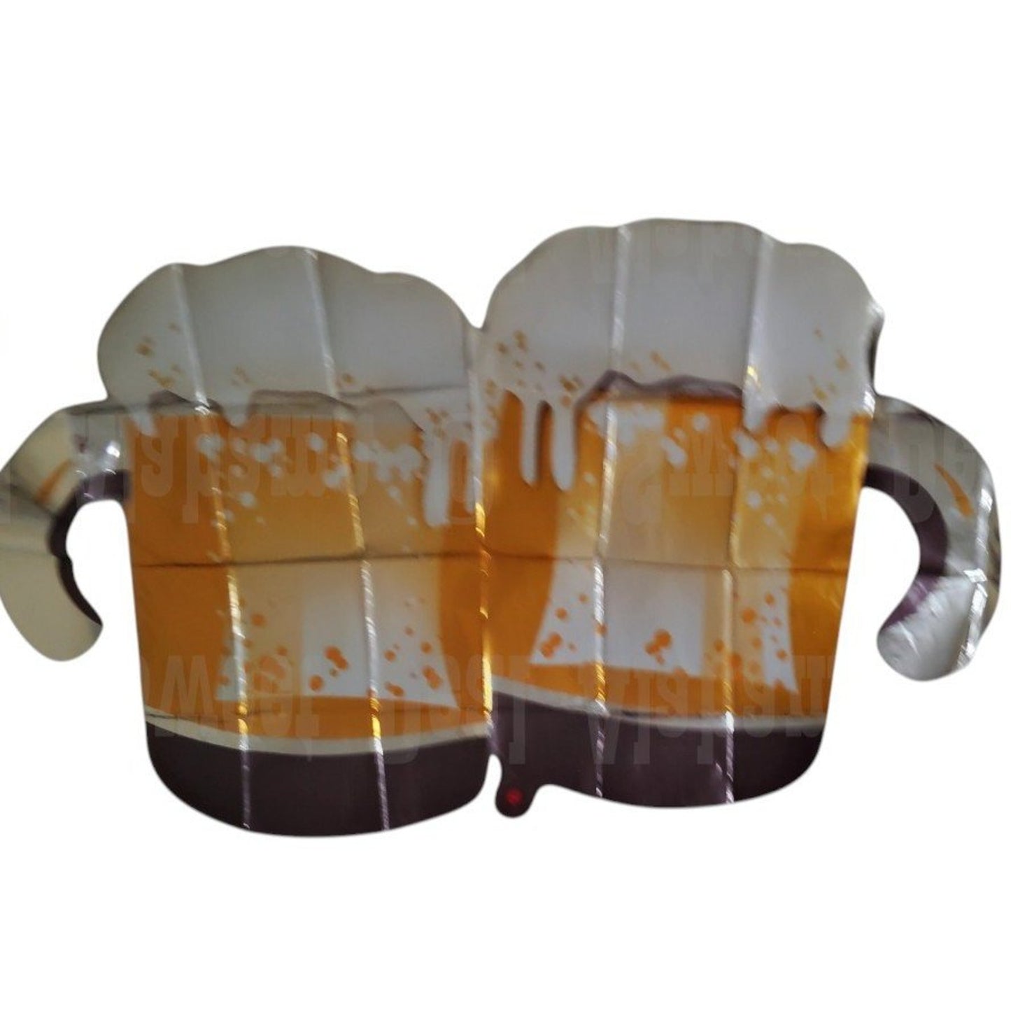 3-PCS Corona Beer Bottle & Mug Mylar Balloons - Party Décor, Gold & Silver Foil