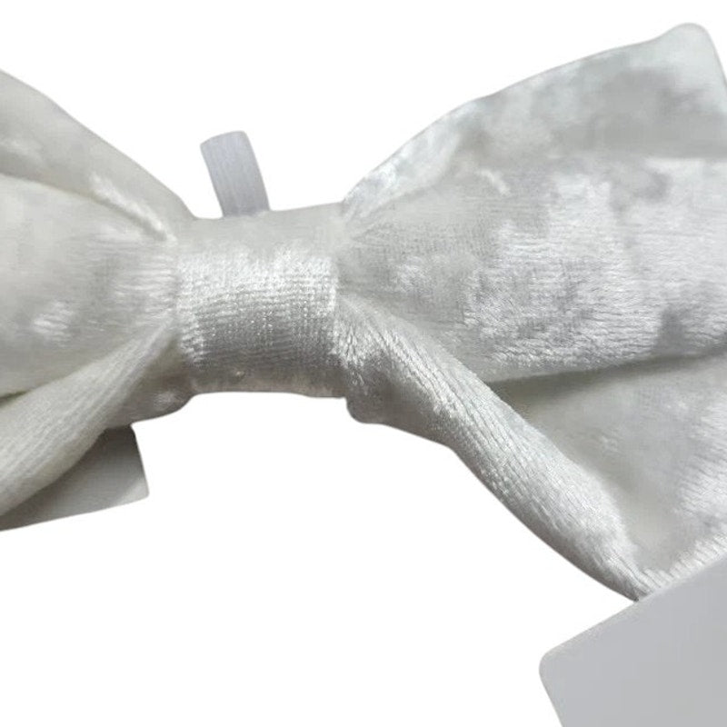 Boots & Barkley Wedding Collection Dog Bowtie White Adjustable Pet Accessory