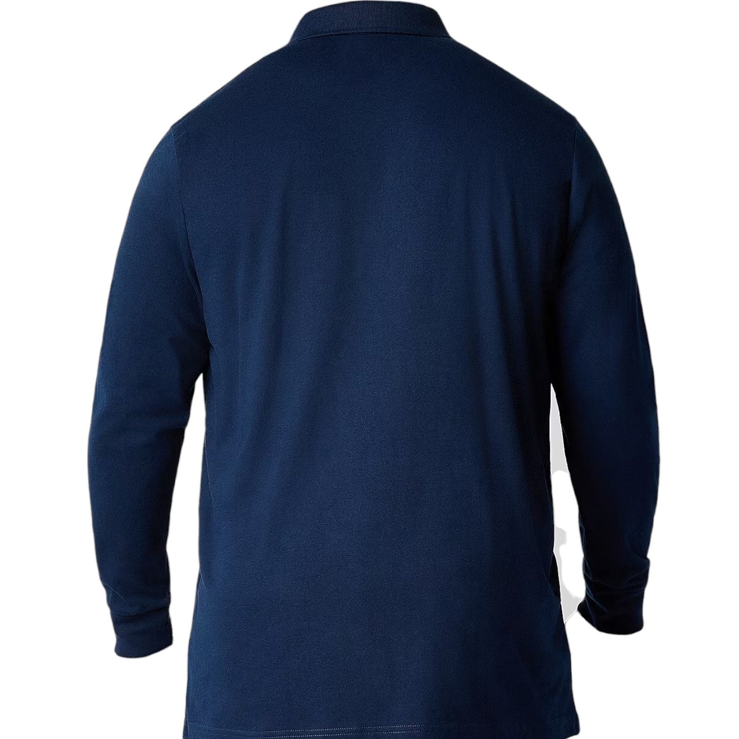 St. John's Bay Big and Tall Regular Fit Long Sleeve Polo Shirt, Sig Blue, 3XL