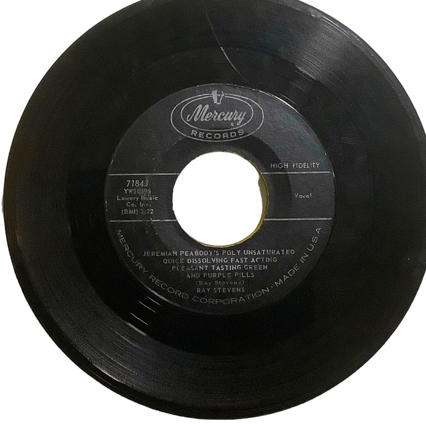 Ray Stevens – Teen Years and Jeremiah Peabody's Poly Unsaturated Quick Dissolving Fast Acting Pleasant Tasting Green And Purple Pills