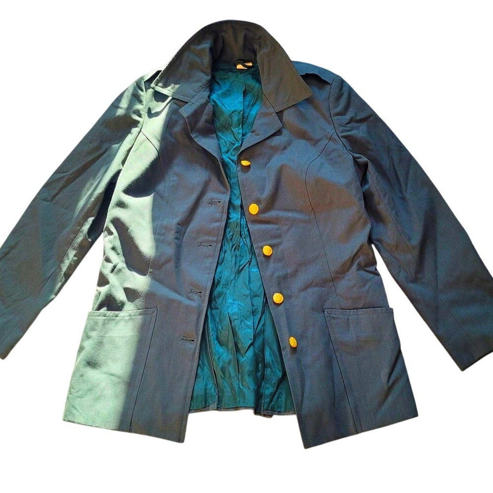1980 U.S. Army Green 344 Women’s Gabardine Service Jacket – Size 12R
