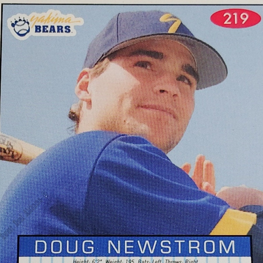 Doug Newstrom, Yakima Bears, No. 219, 93-94 Fleer Excel Minor Leagues