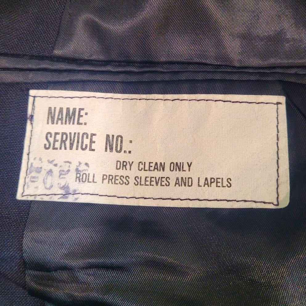 1981 U.S. Navy Man’s Summer Coat – Size 44L, VI-Mil Inc., Poly/Wool Blend, EUC
