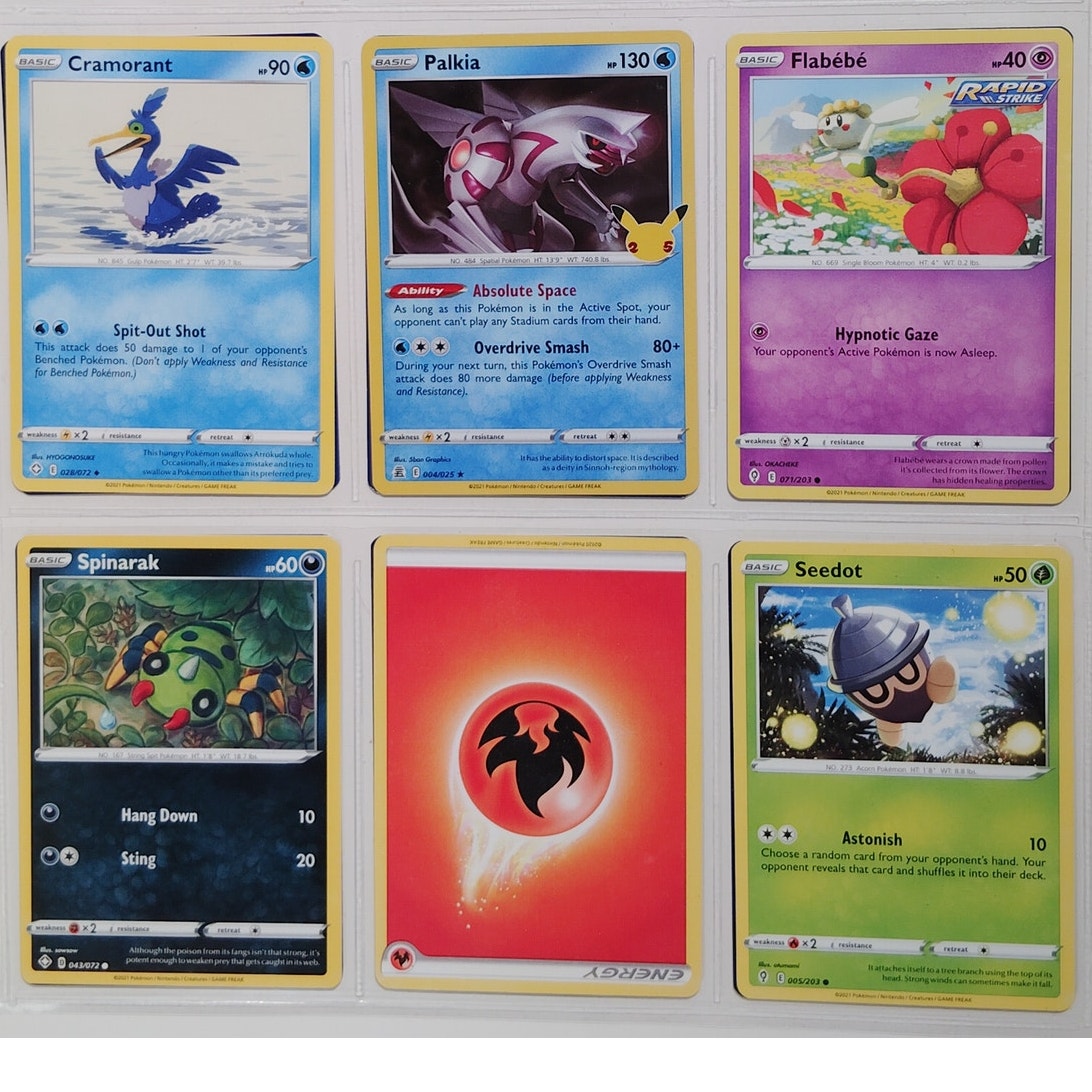 18 Random Pokémon Cards Pictured, Actual Photos Provided