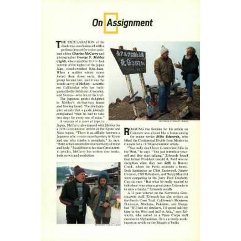 National Geographic Magazine AUG 1984, Mexico city, Colorado, Whales, Japan ...