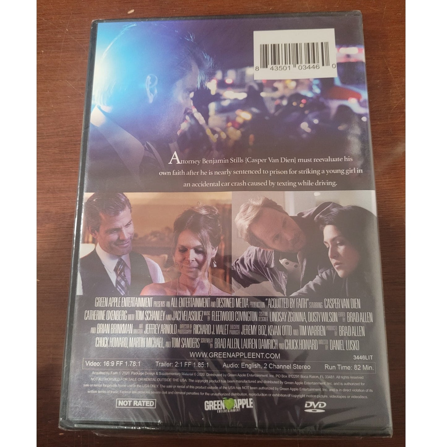 Acquitted by Faith DVD 2020 Christian Legal Drama Courtroom Redemption