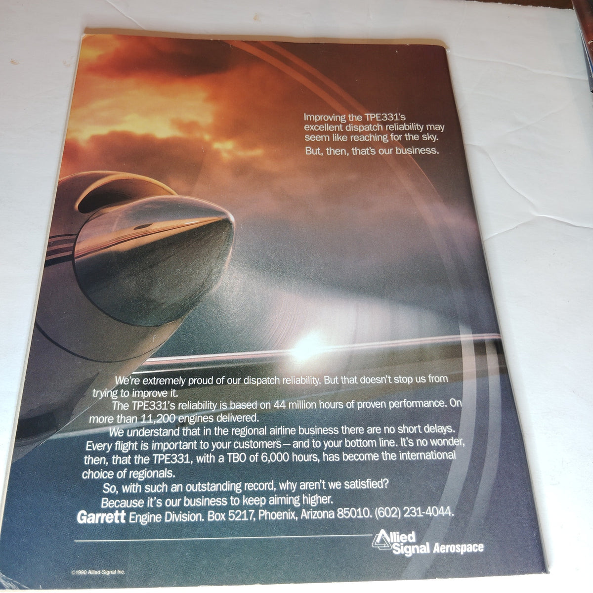 Air Transport World Magazine July 1990 - Aloha Airlines M&E Survey Vintage