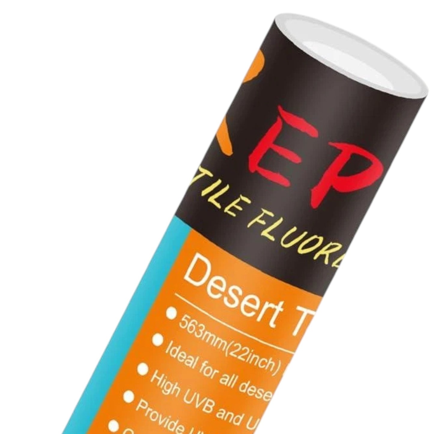 REPTI ZOO Reptile UVB 24" Fluorescent Bulb – 18W – 10.0 UVB – T8 Desert Lamp