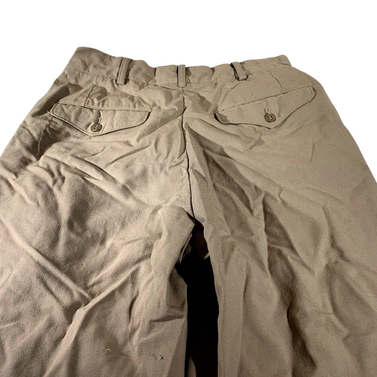 Air Force Tan/Khaki Vietnam Era Wool Trousers 30x36 (Have been Altered 28x29)