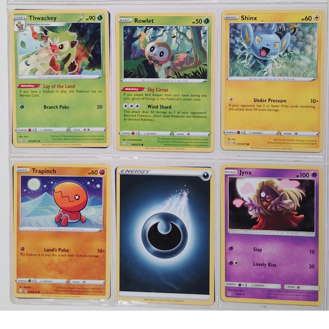 18 Random Pokémon Cards Pictured, Actual Photos Provided