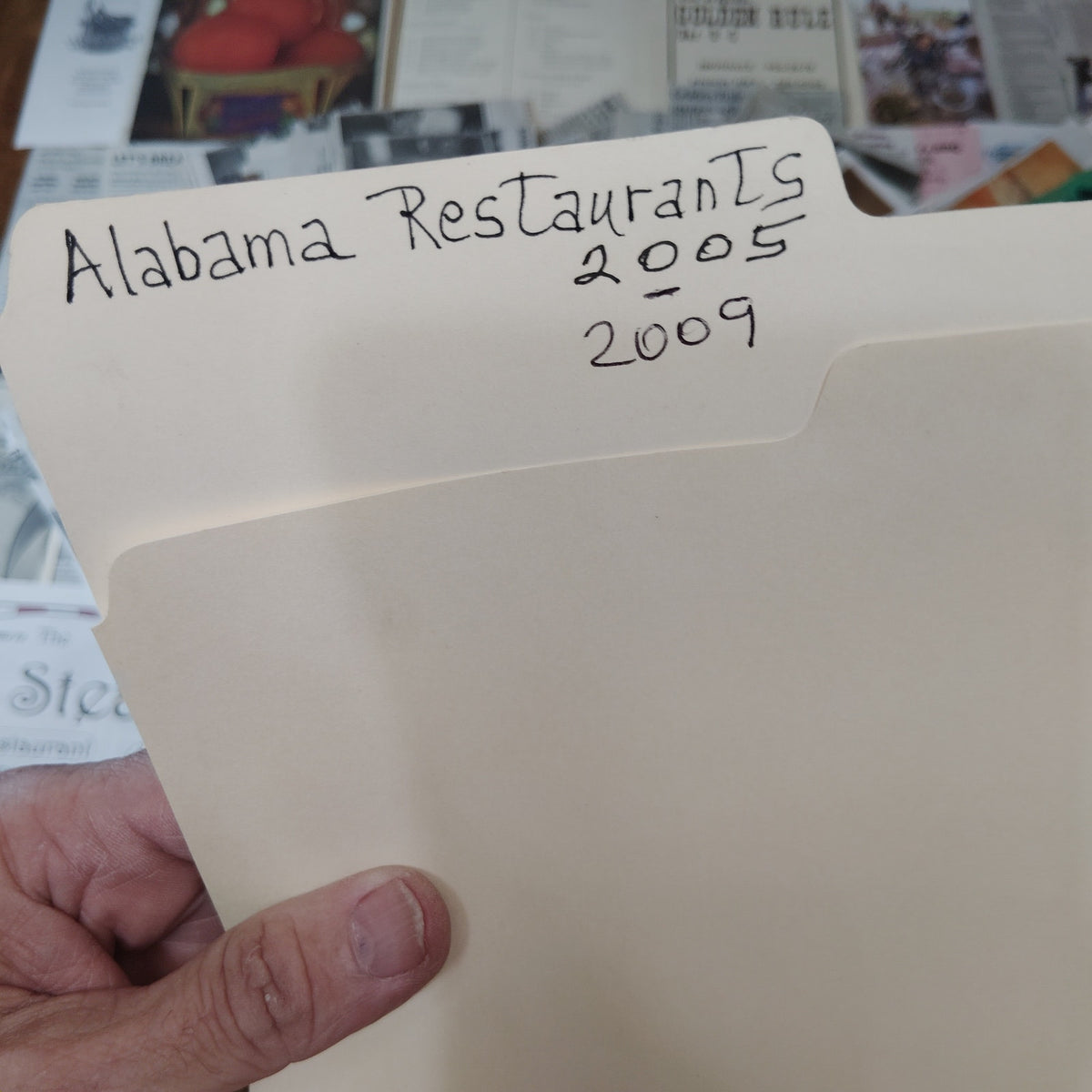 Vintage Alabama Restaurant Ephemera Collection 2005-2009 - Unique State History