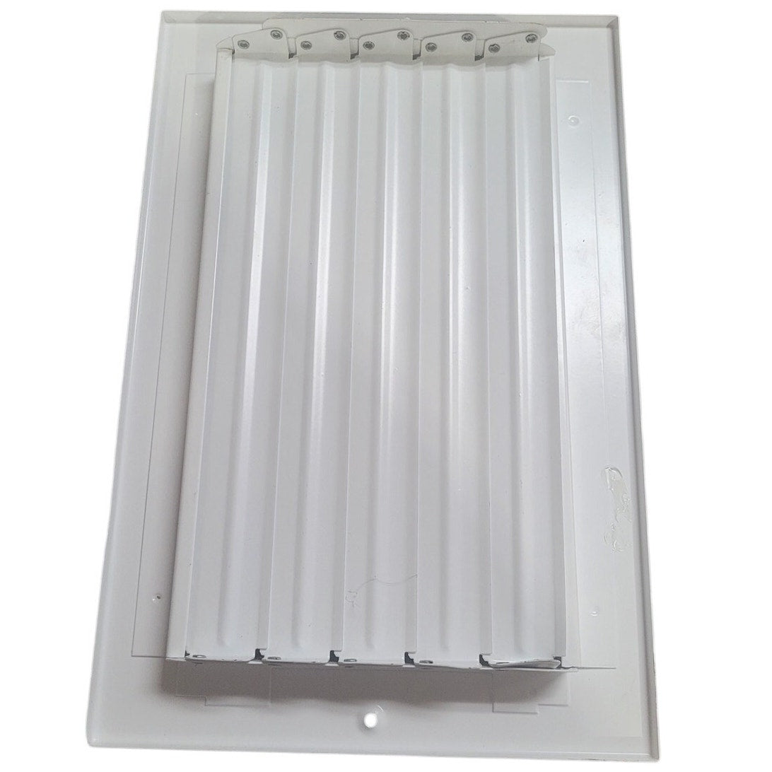 10 in. X 6 in. 3-Way Steel Fixed Curved Blade Wall/Ceiling Register, NWOT