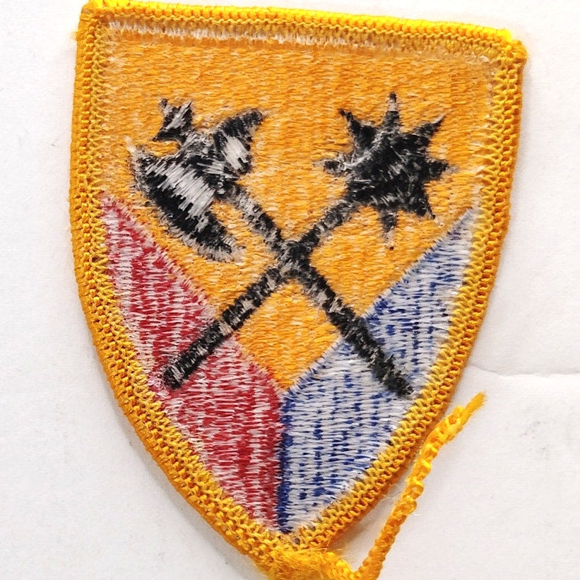 US Army 194th Armored Brigade Novelty Patch Full Color 2‑3/8" × 1‑7/8" Sew‑On