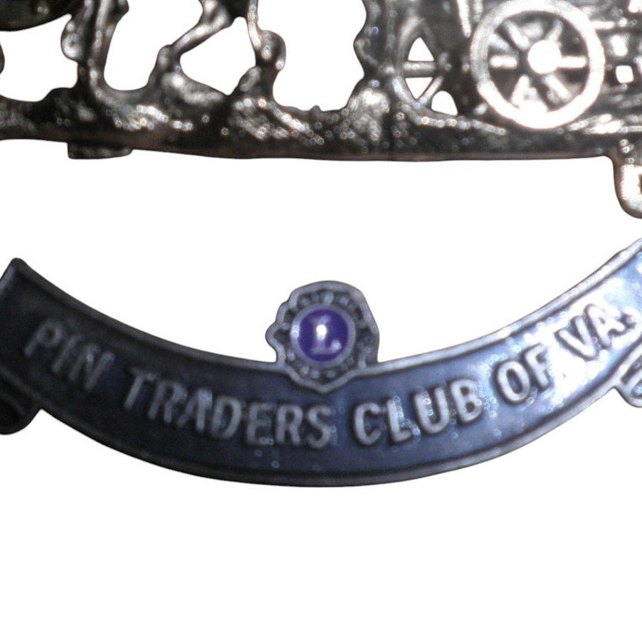 Vintage Lions Club International, Wagon Train Lapel Pin, Pin Trader's Club of VA