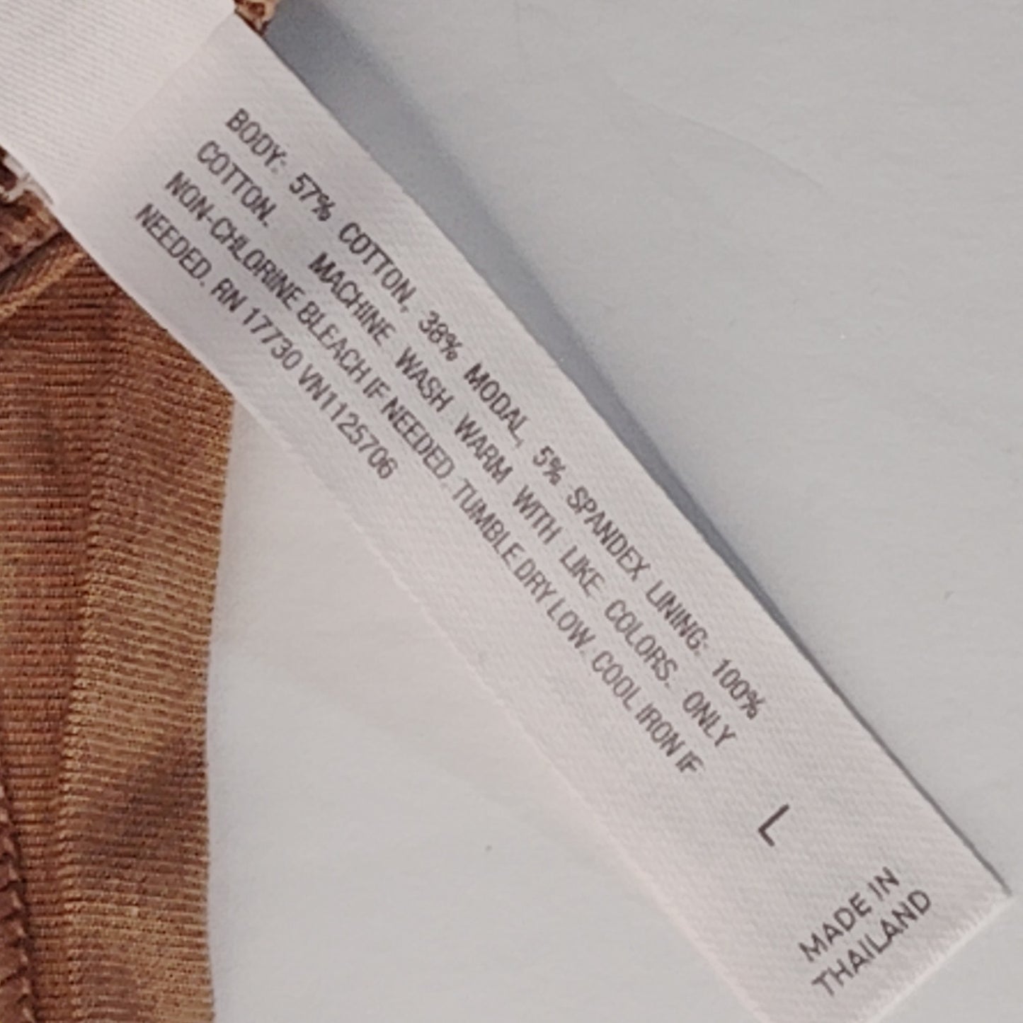 Auden Women’s Comfort Thong Caramel 2‑Pack Size Large
