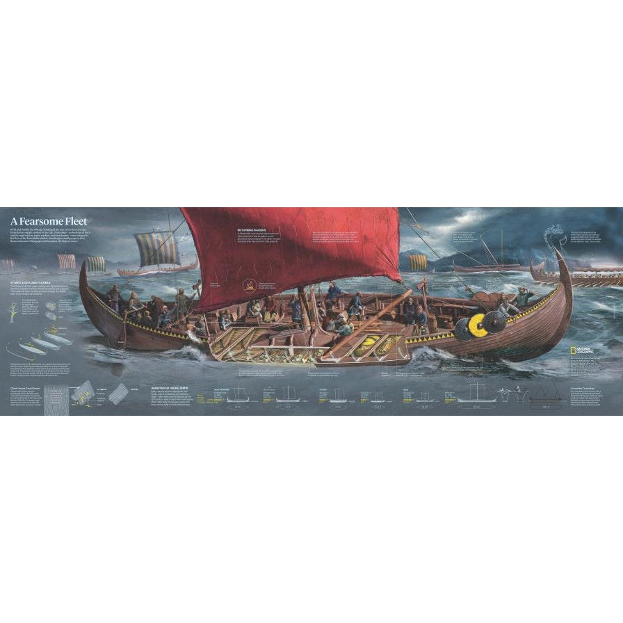 National Geographic Magazine March 2017, Vikings, Astonding Trees, Deepest Cave