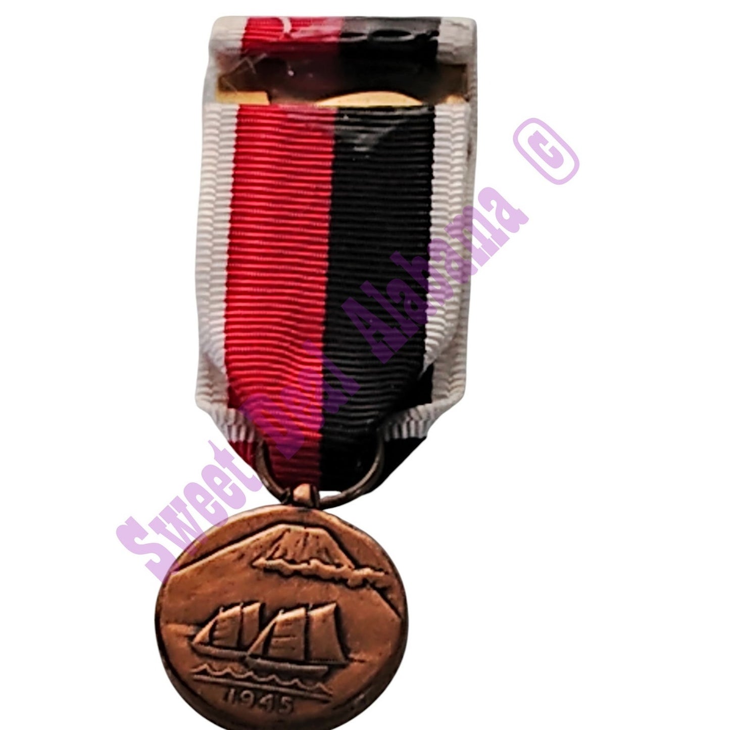 Army of Occupation Mini Medal (3/4"D) Ribbon (3/4"W) Overall 2-1/4"H