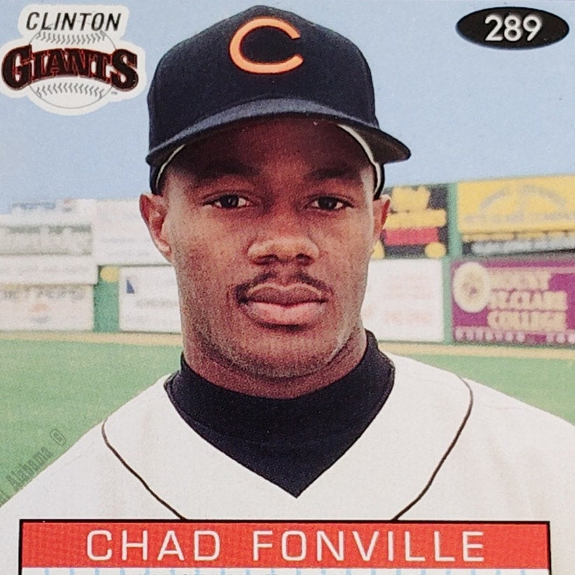Chad Fonville, Clinton Giants, #289, 93-94 Fleer Excel Minor Leagues
