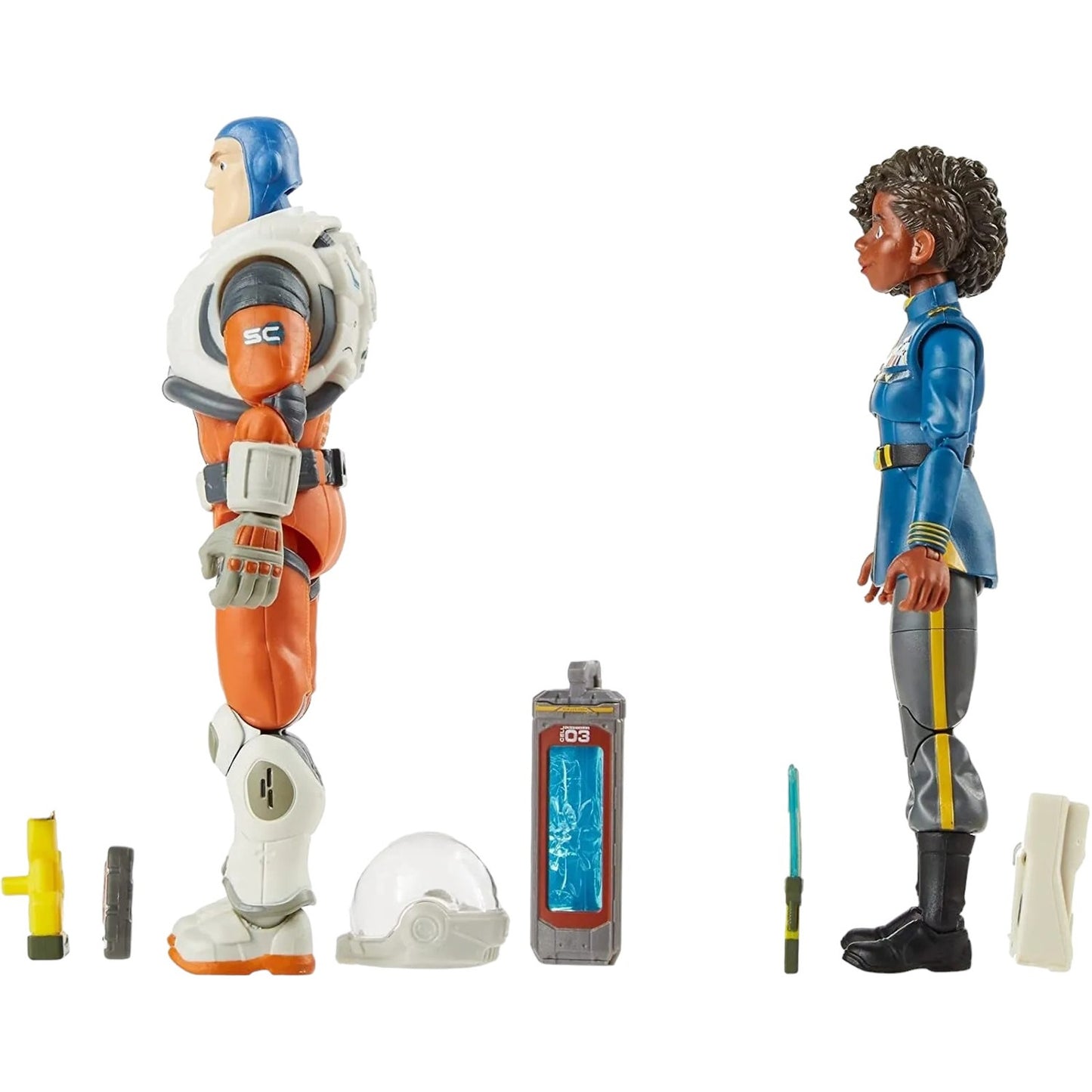 Disney / Pixar Alpha Class Alisha Hawthorne & Buzz Lightyear Action Figures
