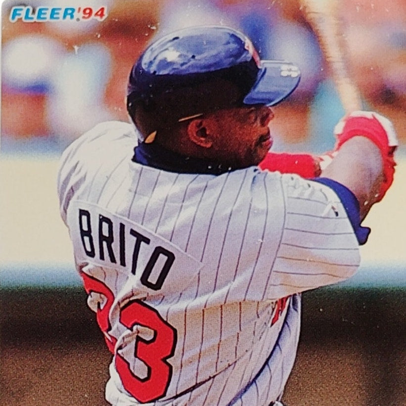 Bernardo Brito, Minnesota Twins, #200, 1994 Fleer Baseball Collector's Card