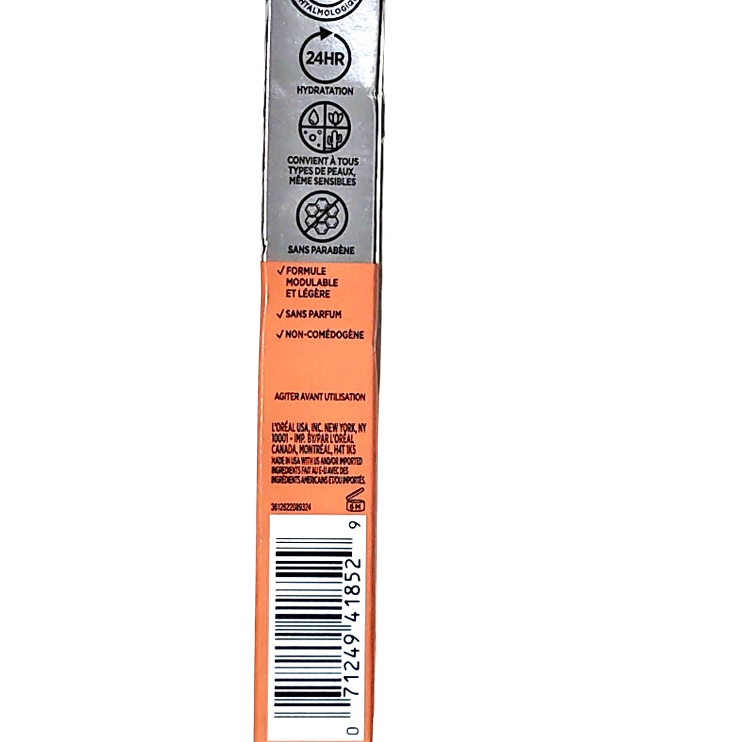 L'Oréal Paris True Match Eye Cream in a Concealer Dark C7-8 0.5% Hyaluronic Acid