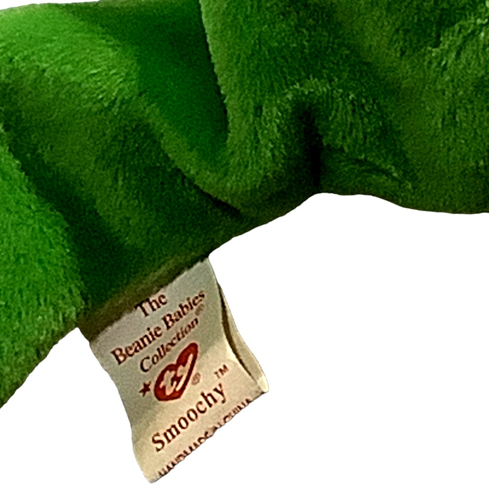 Ty Beanie Baby - Smoochy the Frog, Born 10/1/97, Intro 12/31/97 Retired 03/31/99