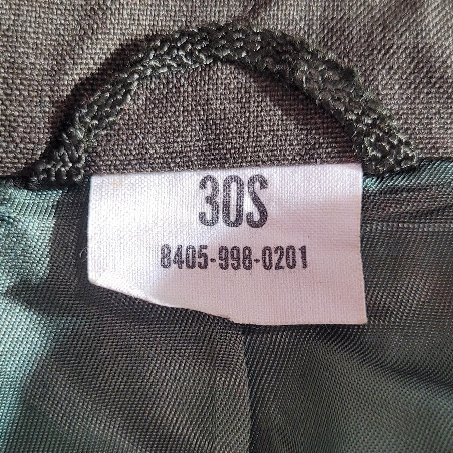 VTG 1968-1972 USMC Dress Coat – Gabardine Green, 30S, 100% Wool, No Patches, LN Pre-Owned Condition