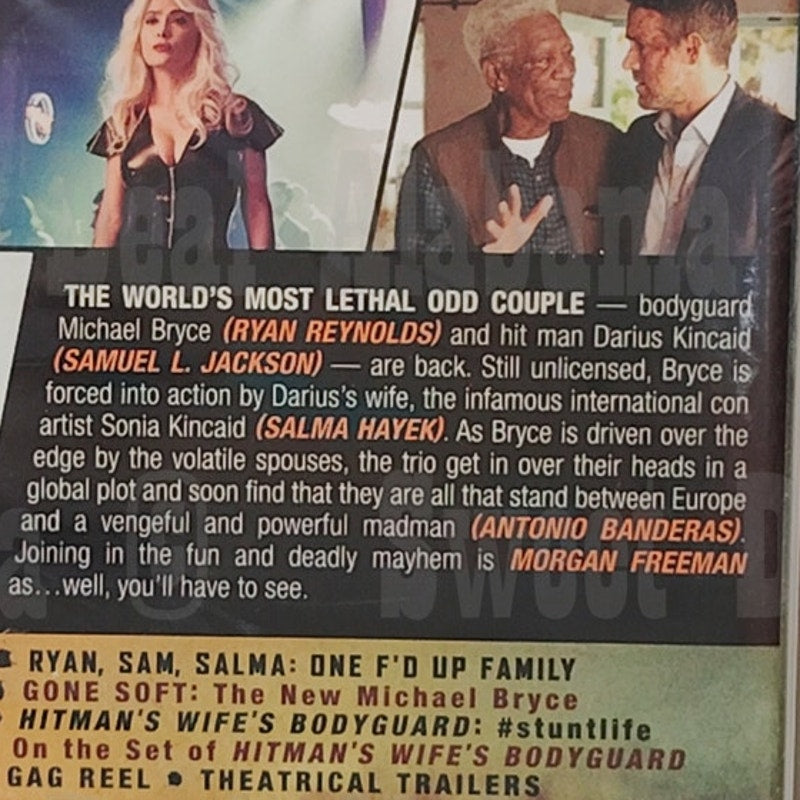 Hitman's Wife's Bodyguard (2021 DVD) Samuel L. Jackson, 99 Min. Action & Comedy