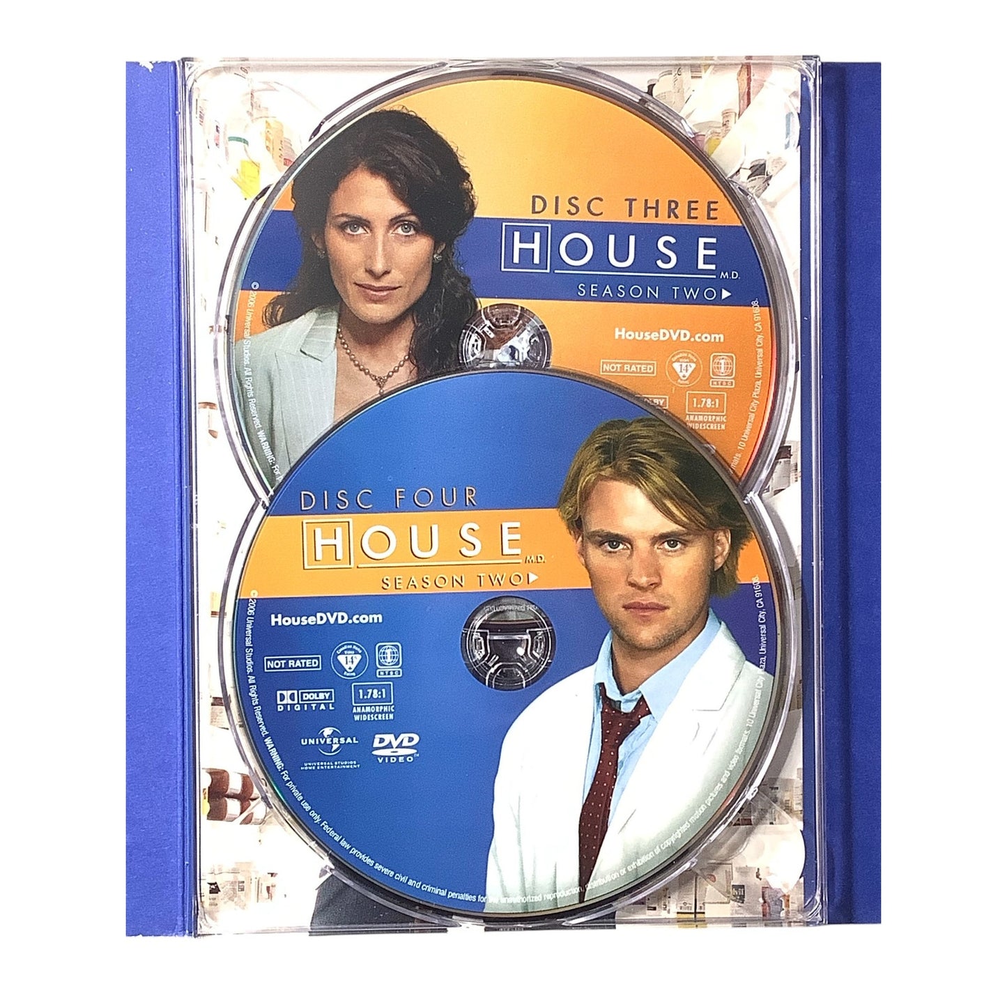 House, M.D.: Complete Season 2 (6-CD Set, 2011) 17 Hours & 24 Minutes - Drama TV