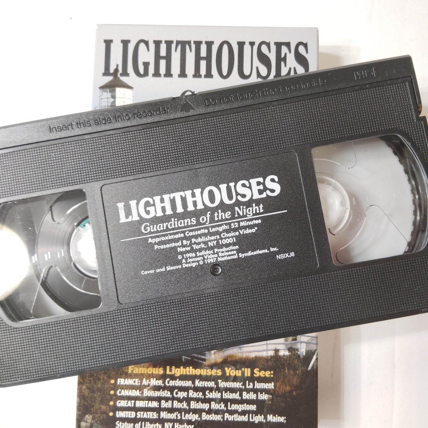 Lighthouses: Guardians of the Night VHS 1988 Maritime France Canada UK USA