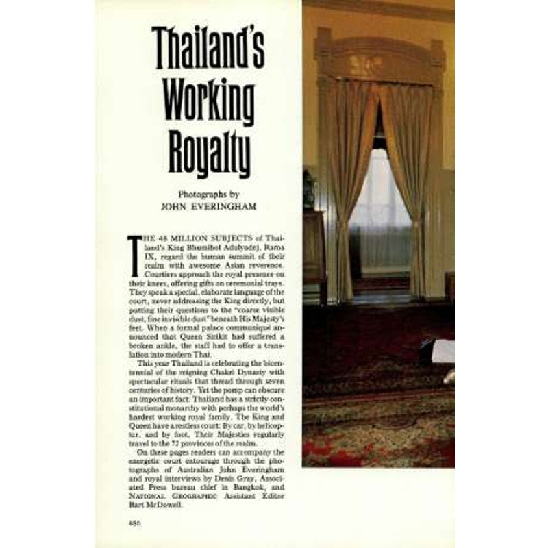 National Geographic Magazine October 1982, The Chip, Silicon Valley, Thailand ..