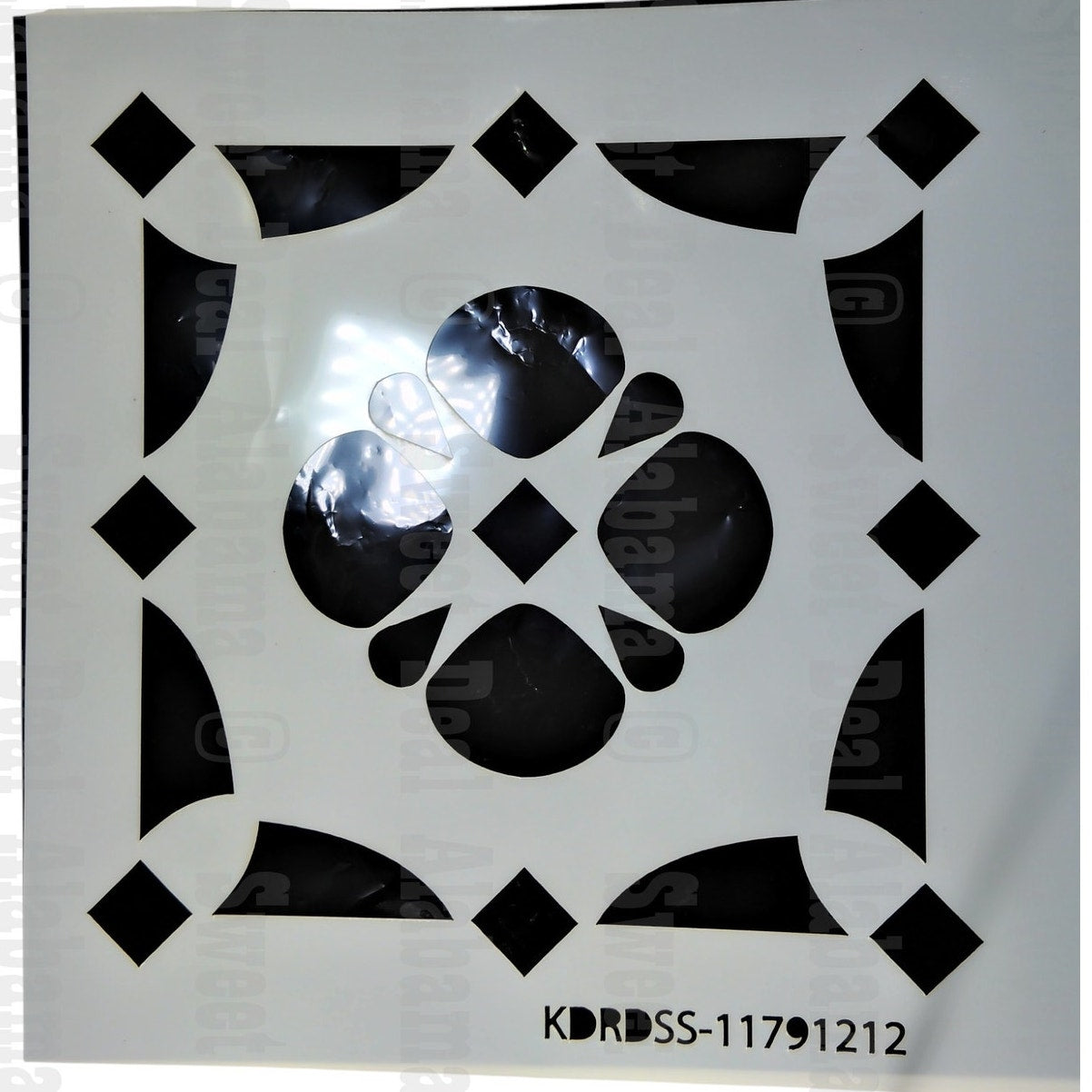 Kayra Decor Damask Wall Stencils 12x12 – 4 Designs (1180, 1179, 1187, 1201)